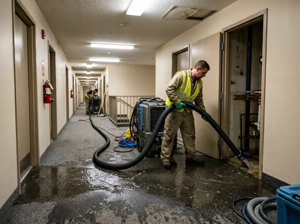 multi-unit-apartment-hallway-f-005 — frequently asked questions, Emergency Burst Pipe Water Extraction & Removal in Audubon,…